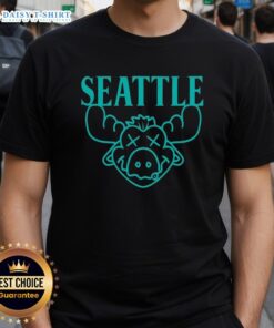 Official Seattle Moose MLB Seattle Mariners T-Shirt featuring vibrant team colors and logo, perfect for fans.