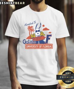 Official Snoopy X Florida Gators t-shirt featuring unique design for University of Florida fans and Snoopy lovers.