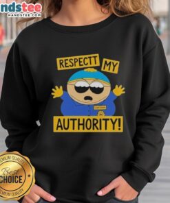 Official South Park Cartman Respect My Authority T-Shirt - Image 5