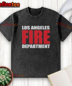 Alt Text: Official Station 118 Diaz Los Angeles Fire Department washed t-shirt featuring vibrant graphics and comfortable fit.