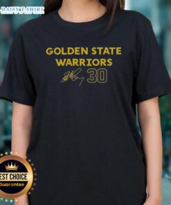 Alt Text: Official Stephen Curry Royal Golden State Warriors 30 Ladies Tee featuring vibrant colors and a stylish design.