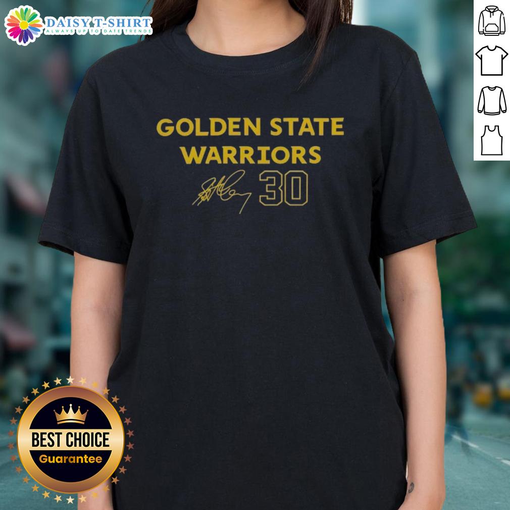 Official Stephen Curry Royal Golden State Warriors 30 Ladies Tee Alt Text: Official Stephen Curry Royal Golden State Warriors 30 Ladies Tee featuring vibrant colors and a stylish design.