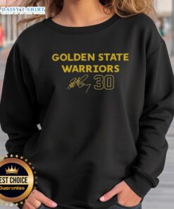 Alt Text: Official Stephen Curry Royal Golden State Warriors 30 Sweatshirt featuring vibrant colors and team logo design.