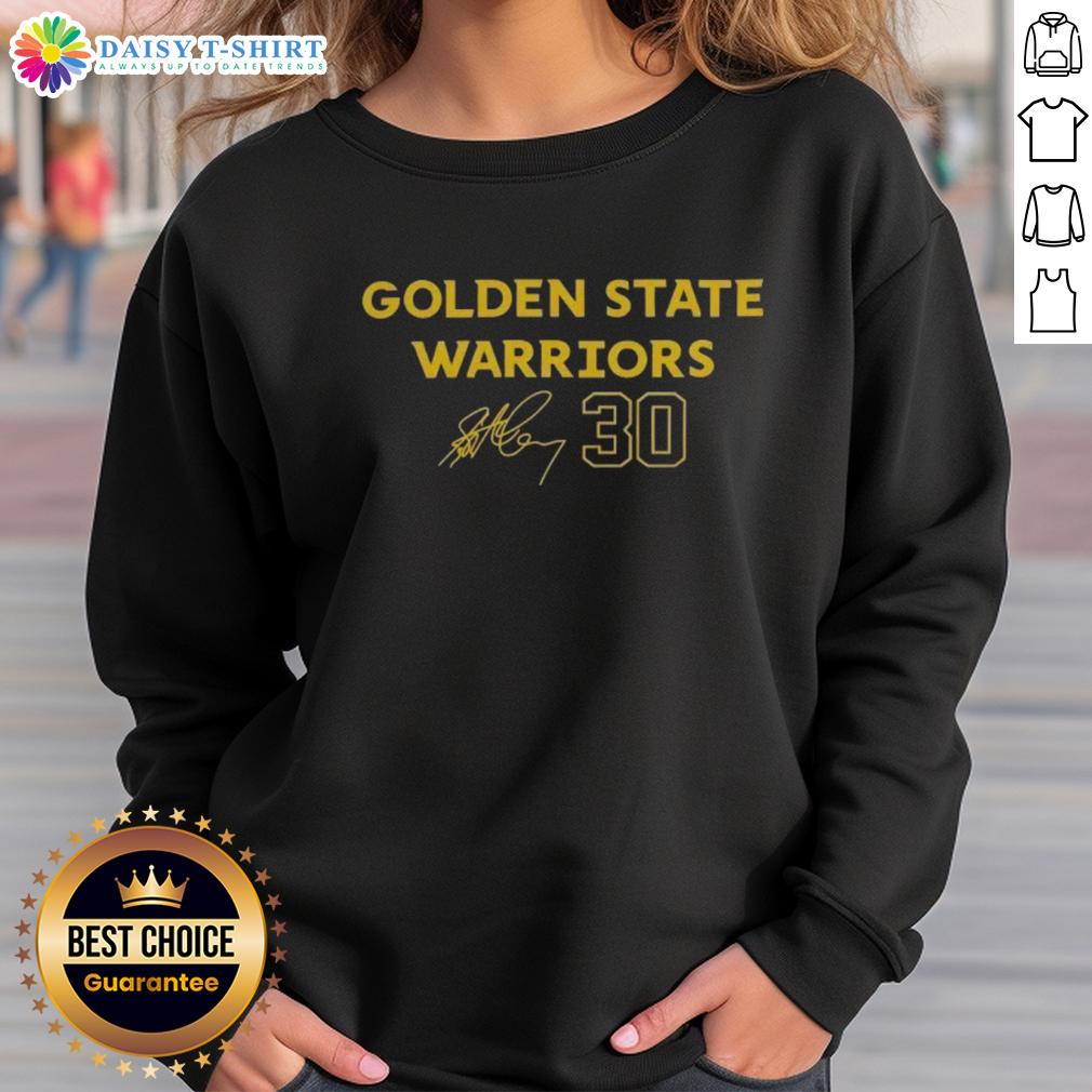 Official Stephen Curry Royal Golden State Warriors 30 Sweatshirt Alt Text: Official Stephen Curry Royal Golden State Warriors 30 Sweatshirt featuring vibrant colors and team logo design.