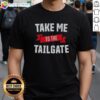 Official Take Me To The Tailgate Buffalo Bills T-Shirt featuring team colors and logo, perfect for game day attire.