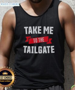 Buffalo Bills tank top featuring 'Take Me to the Tailgate' design, perfect for game day and fan apparel.