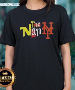 Official The Nanny New York Mets ladies tee featuring a stylish design for female fans of the iconic show.