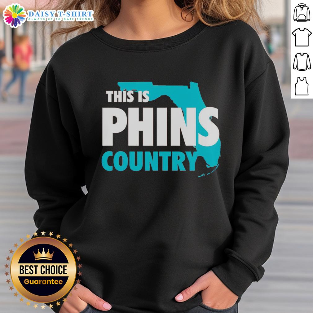 Official This Is Phins Country Sweatshirt Official This Is Phins Country Sweatshirt featuring vibrant team colors and logo, perfect for fans.