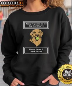 Cozy Official Today Is Gonna Be The Day sweatshirt in a stylish design, perfect for casual wear and fans.