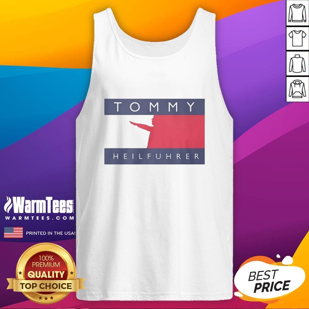 official-tommy-heilfuhrer-logo-parody-tank-top Official Tommy Heilfuhrer logo parody tank top featuring a bold design, perfect for casual wear and statement fashion.