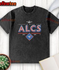 Official Toronto Blue Jays 2025 ALCS Division Series Winner Postseason Washed T-Shirt featuring team logo and colors.