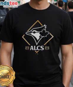 Official Toronto Blue Jays ALCS 2025 T-Shirt featuring team logo and championship graphics, perfect for fans.