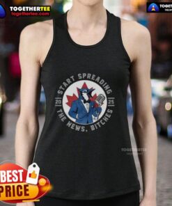 Official Toronto Blue Jays Start Spreading The News 2025 tank top featuring team colors and logo, perfect for fans.