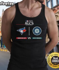 Official Toronto Blue Jays vs Seattle Mariners 2025 ALCS matchup tank top for MLB postseason fans.