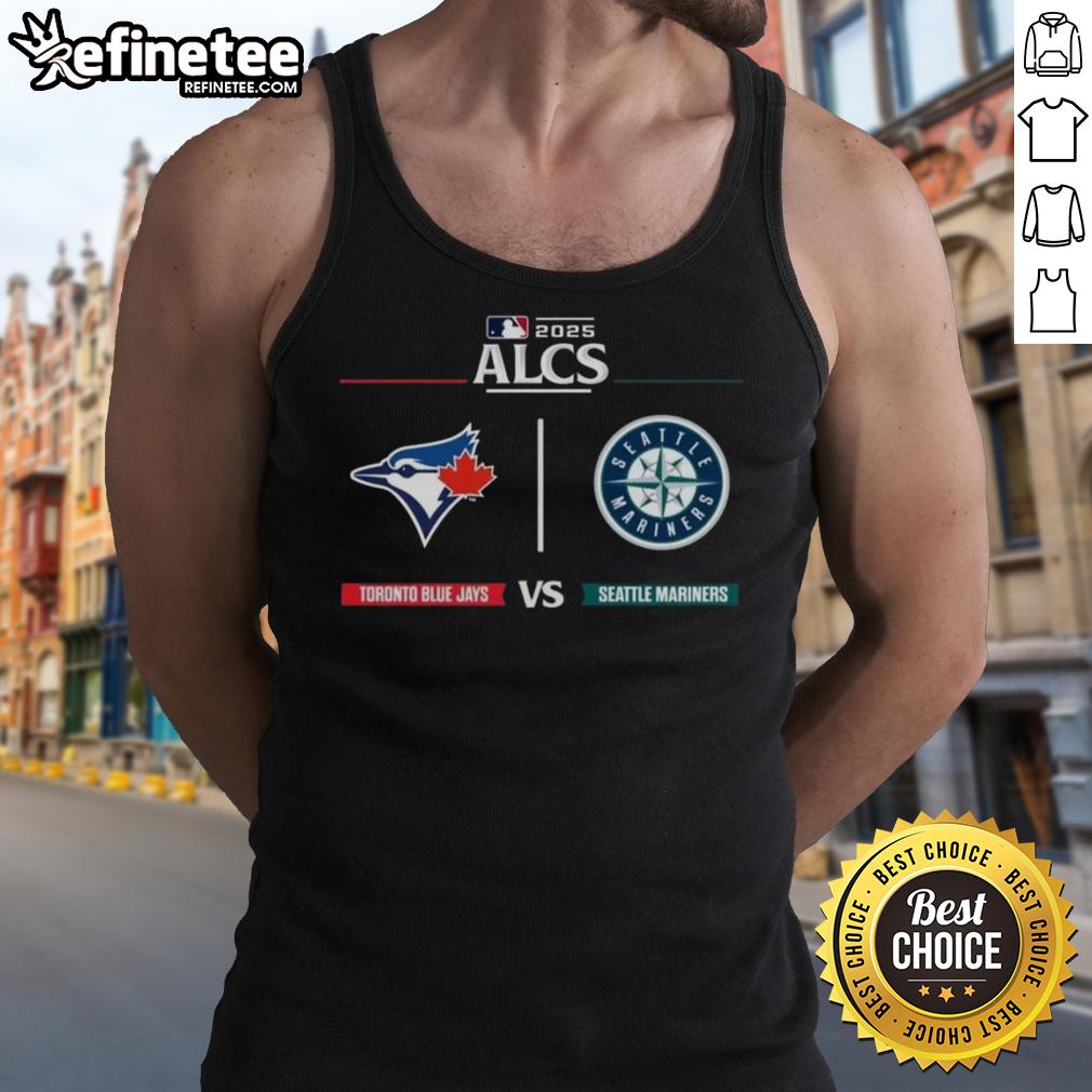 official-toronto-blue-jays-vs-seattle-mariner-2025-alcs-matchup-mlb-postseason-game-day-tank-top Official Toronto Blue Jays vs Seattle Mariners 2025 ALCS matchup tank top for MLB postseason fans.