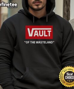 Alt Text: Stylish Official Vault of the Wasteland Hoodie featuring a unique design, perfect for gaming and casual wear.