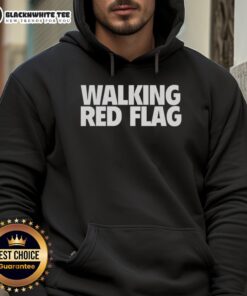 Official Walking Red Flag Hoodie featuring bold red design, perfect for casual wear and expressing your unique style.