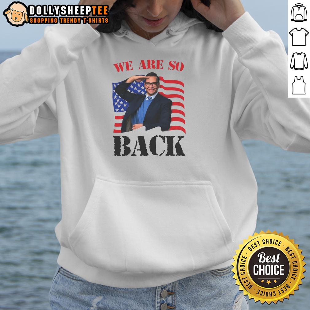 Official We Are So Back Hoodie Official We Are So Back Hoodie in vibrant colors, perfect for casual wear and showcasing your trendy style.