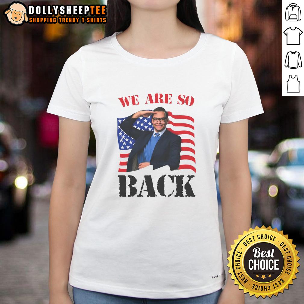 Official We Are So Back Ladies Tee Official We Are So Back Ladies Tee featuring stylish design and vibrant colors for casual wear.