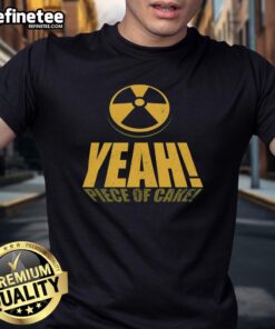 Official Yeah Piece Of Cake! Easy Like A 90 T-Shirt featuring retro design and vibrant colors for casual wear.