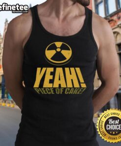 Official Yeah Piece of Cake Easy Like a 90 Tank Top featuring a stylish design and vibrant colors for summer fashion.