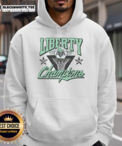 New York Liberty hoodie celebrating the 2024 WNBA Champs, featuring team colors and logo for fans.