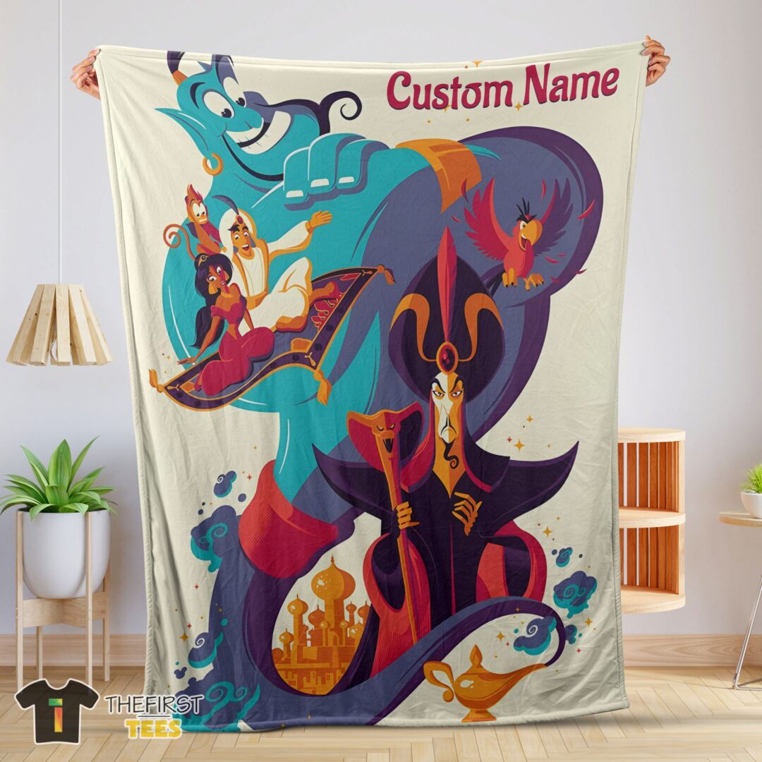 original-aladdin-and-the-magic-lamp-disney-cartoon-blanket-customize-blanket-mk-01 Original Aladdin And The Magic Lamp Disney Cartoon Blanket Customize Blanket