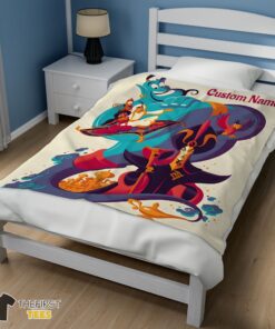 Original Aladdin And The Magic Lamp Disney Cartoon Blanket Customize Blanket - Image 3