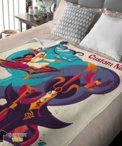 Original Aladdin And The Magic Lamp Disney Cartoon Blanket Customize Blanket - Image 4
