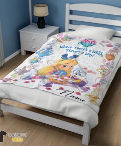 Original Alice's Wonderland Bakery Disney Junior Blanket Fleece Customized Blanket - Image 3