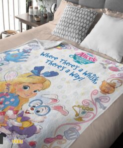 Original Alice's Wonderland Bakery Disney Junior Blanket Fleece Customized Blanket - Image 4