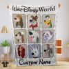 Original All Dogs In Walt Disney World Moods Blanket Customize Blanket