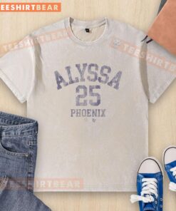 Alt Text: Original Alyssa Thomas Superstar Washed T-Shirt in vibrant colors, showcasing a stylish and comfortable design.