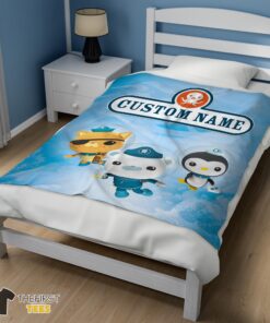 Original BBC The Octonauts Velveteen Cute Blanket Fleece Customized Blanket - Image 3