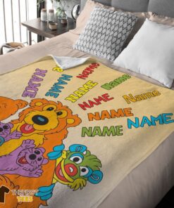 Original Bear In The Big Blue House Cartoon Blanket Fleece Customized Blanket - Image 4