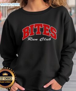 Original Bites Run Club Volume Sweatshirt in a stylish design, perfect for activewear and casual outings.