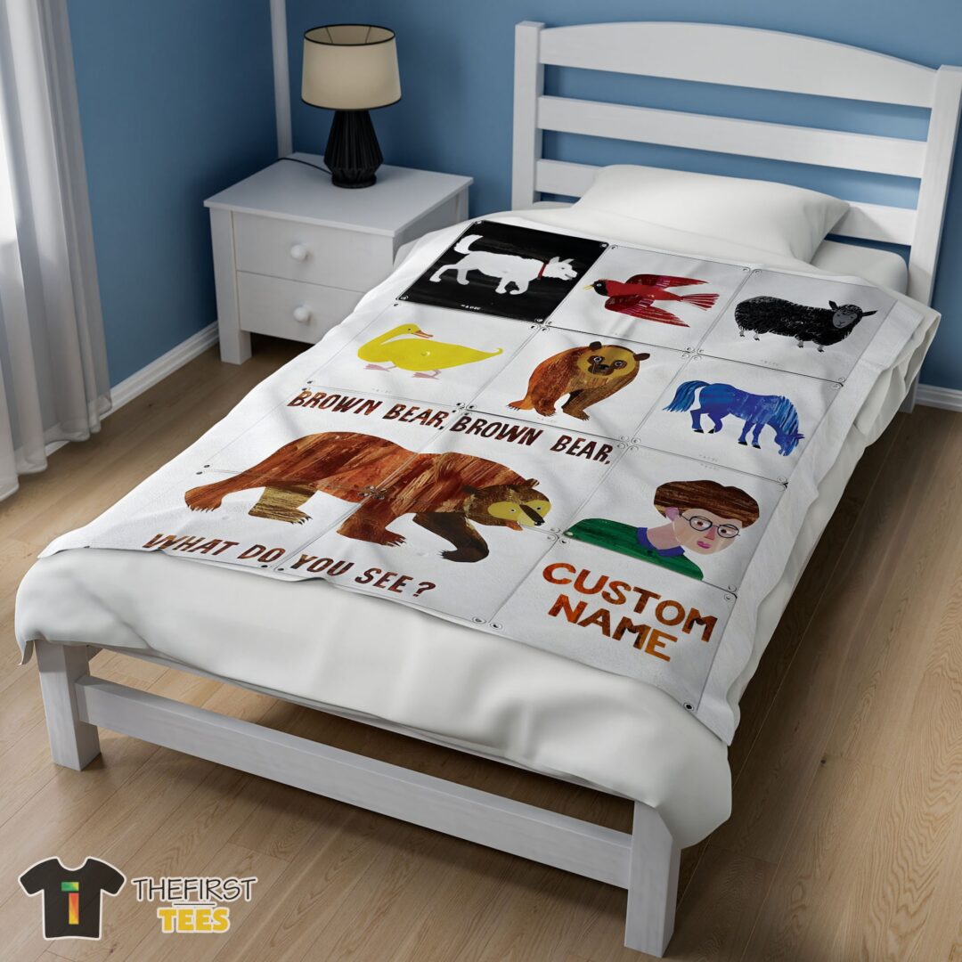 original-brown-bear-brown-bear-what-do-you-see-blanket-fleece-customized-blanket-mk-02 Original Brown Bear Brown Bear What Do You See Blanket Fleece Customized Blanket - Image 3