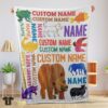 Original Brown Bear Brown Bear  What Do You See Gift Blanket Fleece Customized Blanket