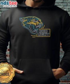 Original Bud Light Jacksonville Jaguars hoodie featuring vibrant team colors and logo, perfect for fans.