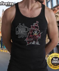 Original Bud Light Tampa Bay Buccaneers tank top featuring team logo and vibrant colors, perfect for game day wear.
