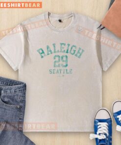 Original Cal Raleigh October washed t-shirt in a casual setting, showcasing stylish design and comfortable fabric.