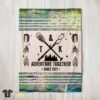 Original Camping Couple Adventure Together Since Blanket Fleece Customized Blanket