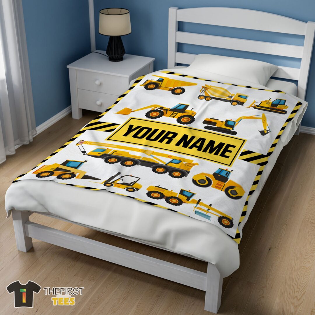 original-cartoon-construction-trucks-with-friends-blanket-fleece-customized-blanket-mk-02 Original Cartoon Construction Trucks With Friends Blanket Fleece Customized Blanket - Image 3