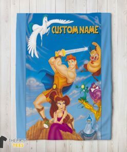 Original Cartoon Disney Hercules With Friends Blanket Fleece Customized Blanket