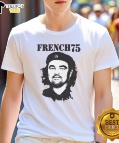 Original Che French 75 T-Shirt featuring a bold graphic design inspired by Che Guevara's iconic style.