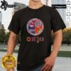 Original Cleveland Guardians X Ohio State Buckeyes & Cavaliers X Browns T-shirt featuring team logos and vibrant design.