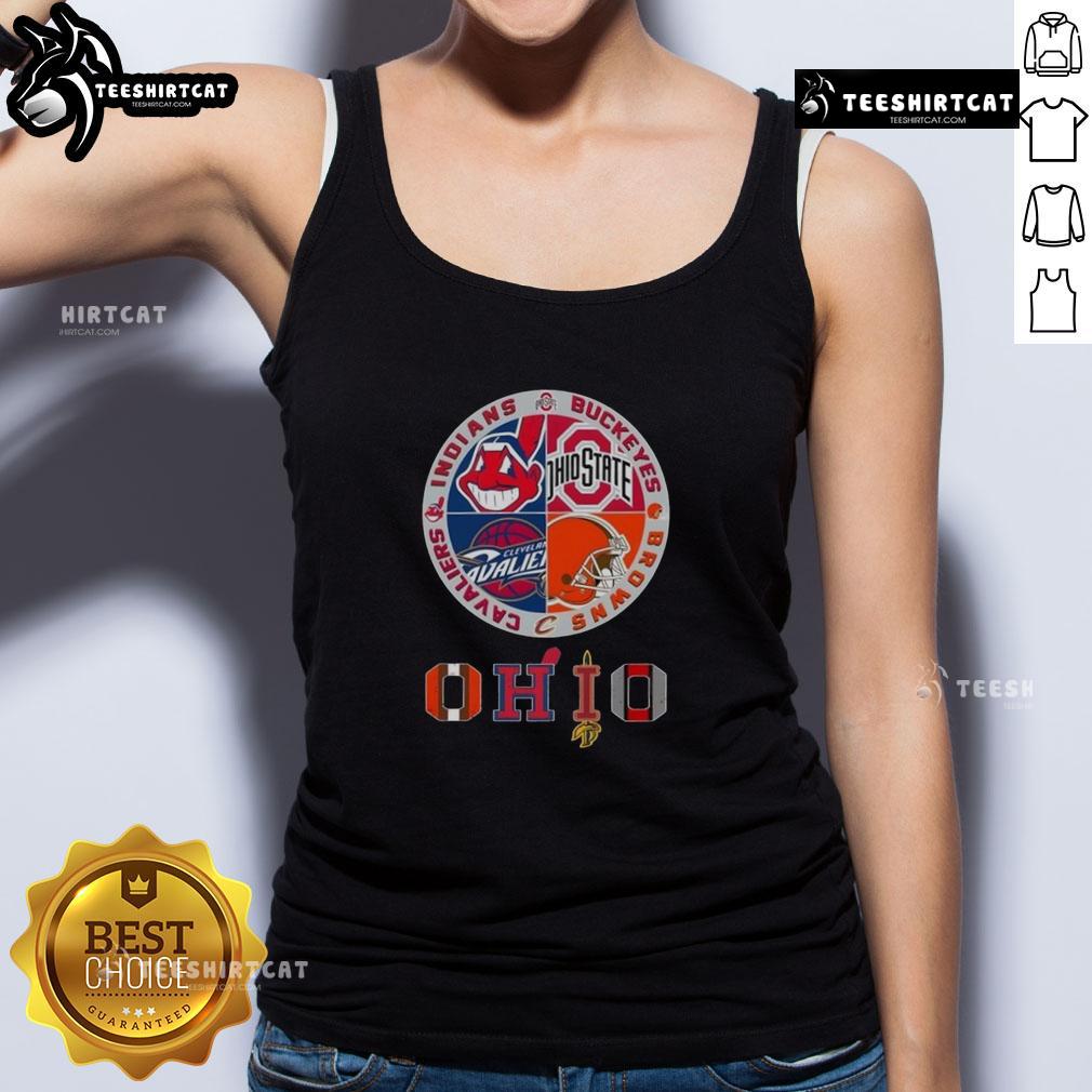 Original Cleveland Guardians X Ohio State Buckeyes And Cleveland Cavaliers X Cleveland Brown Tank Top Original Cleveland Guardians X Ohio State Buckeyes and Cleveland Cavaliers X Cleveland Browns tank top design.