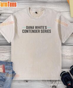 Original Dana White's Contender Series meme washed t-shirt featuring a bold graphic design and comfortable fit.