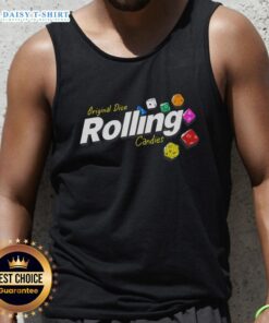 Original Dice Rolling Candies Tank Top featuring colorful dice graphics for gamers and candy lovers.