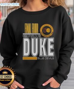 Original Duke University Blue Devils 1988 Kansas City sweatshirt featuring iconic logo and vintage design.